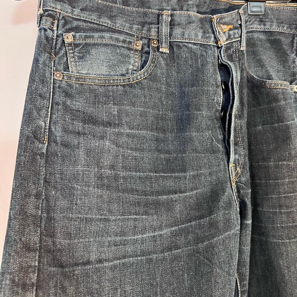 Men's Dark Blue Jeans - Picture 2 of 7